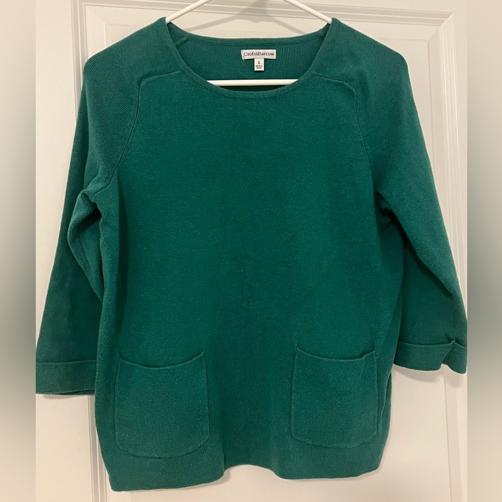 Croft&Barrow green sweater